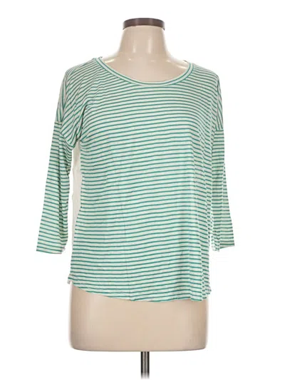 Pre-owned Freebird 3/4 Sleeve T-shirt In Green