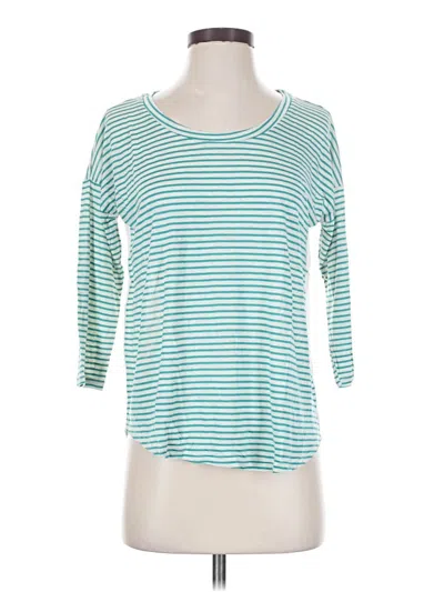 Pre-owned Freebird 3/4 Sleeve T-shirt In Teal