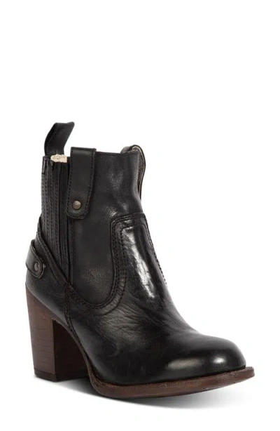 Freebird Bowin Leather Bootie In Black
