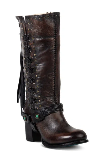 Freebird Buck Knee High Boot In Brown