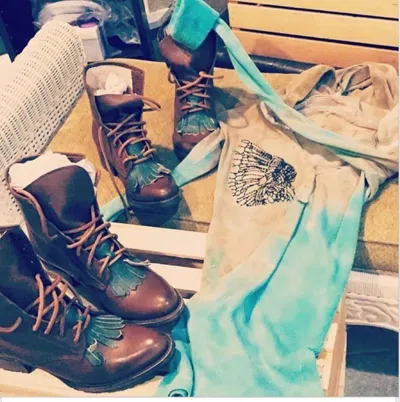 Pre-owned Freebird By Steven 'robertson Combat Lace-up Boot Size 8 In Brown