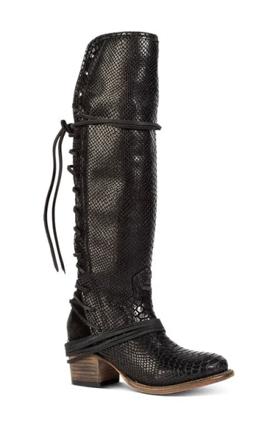 Freebird Coal Tall Boot In Black