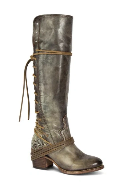 Freebird Coal Tall Boot In Green