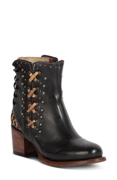 Freebird Columbia Leather Bootie In Black
