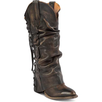 Freebird Jules Leather Western Boot In Multi