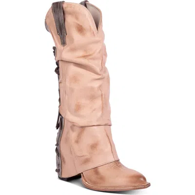 Freebird Jules Leather Western Boot In Neutral