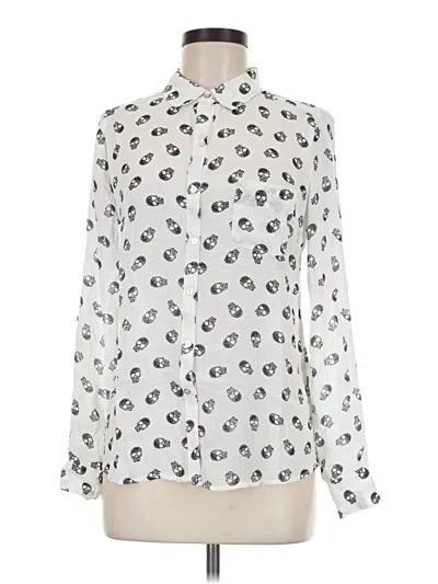 Pre-owned Freebird Long Sleeve Blouse In Ivory
