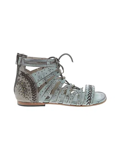 Pre-owned Freebird Sandals In Teal