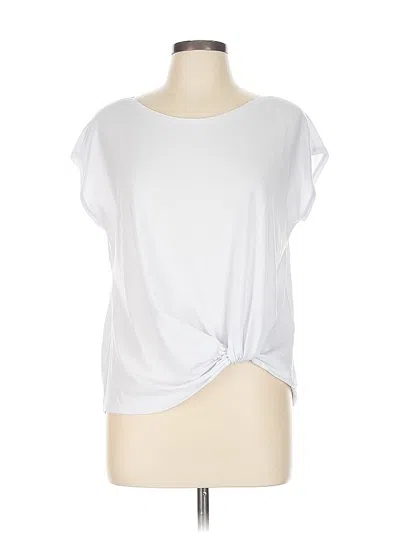 Pre-owned Freebird Short Sleeve Top White Cowl Neck Tops