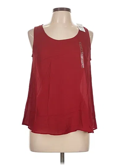 Pre-owned Freebird Sleeveless Blouse In Burgundy