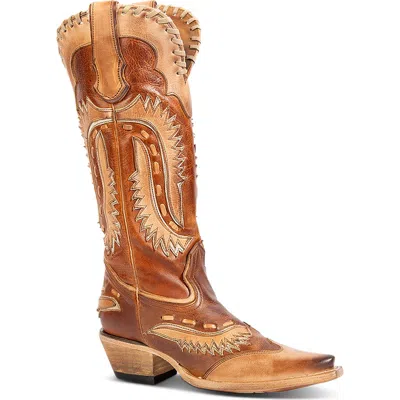 Freebird Wayne Leather Western Boot In Multi