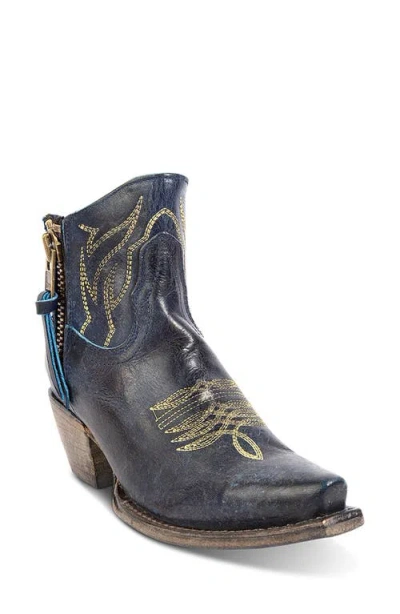 Freebird Wolfie Western Bootie In Blue