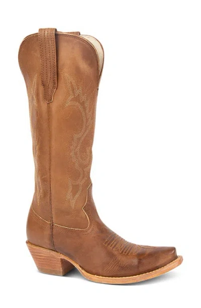 Freebird Woodland Leather Western Boot In Tan