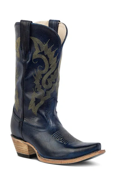 Freebird Woody Leather Western Boot In Multi