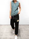 FREECITY 3/4 SWEATPANTS IN BLACKSPACE