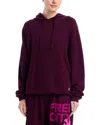 Freecity Basic Goodness Terry Fluff Hoodie In Burgundy