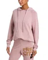 Freecity Basic Goodness Terry Fluff Hoodie In Pink