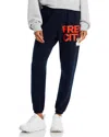 Freecity Cotton Sweatpants In Squids Electric