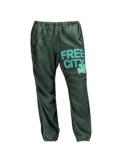 Freecity Flap Airjump Track Pants In Green