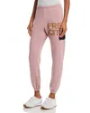 Freecity Free City Cotton Logo Sweatpants In Pink Lips Cherry