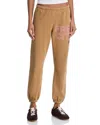 Freecity Free City Cotton Logo Sweatpants In Pinkbird In Brown