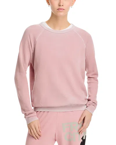 Freecity Free City Lucky Rabbit Cotton Sweatshirt In Ballerina Rabbit