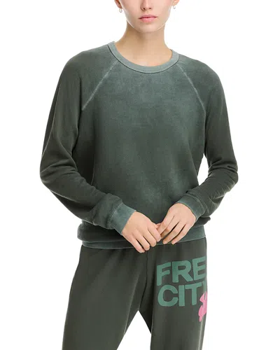 Freecity Free City Lucky Rabbit Cotton Sweatshirt In Tent Rabbit