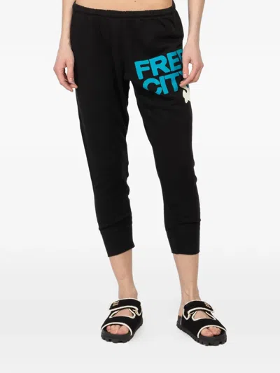 Freecity Large Logo-print Sweatpants In Multi