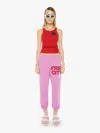 FREECITY LARGE SWEATPANT PINKLIPS CHERRY