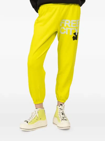 Freecity Large Sweatpant In Yellow