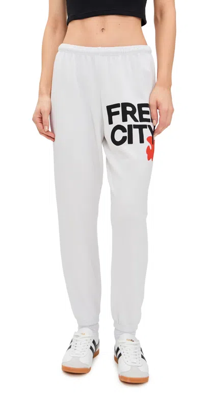 Freecity Large Sweatpants Chalk Orange