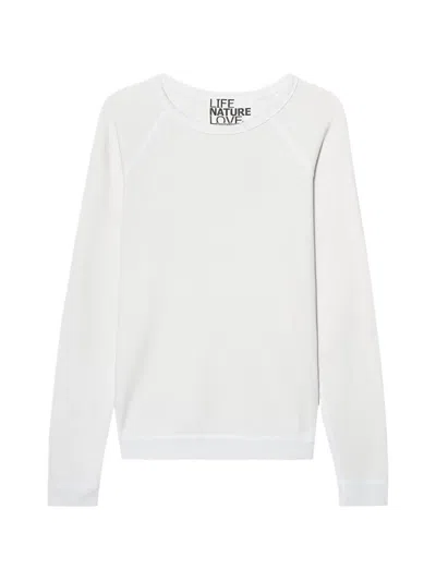 Freecity Long-sleeve Sweatshirt In White