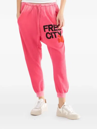 Freecity Sunfades Sweatpants In Pink