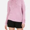 FREECITY WOMEN'S SUPERFLUFF LUX PULLOVER HOODIE IN PETAL