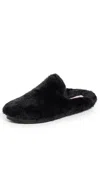 Freedom Moses Kush Jet Kush Fleece Slides In Black