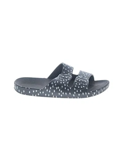 Pre-owned Freedom Moses Sandals In Blue