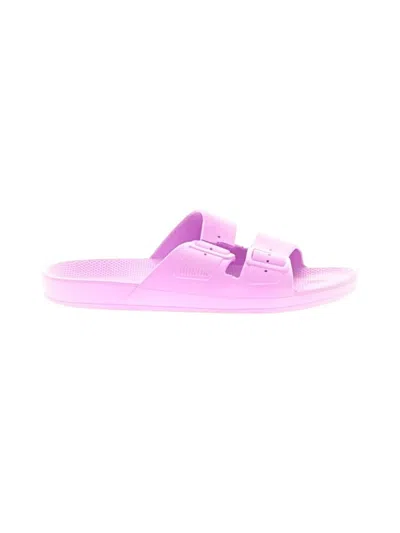 Pre-owned Freedom Moses Sandals In Pink