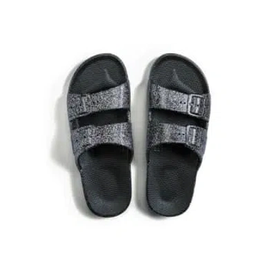 Freedom Moses Slippers Angie In Black