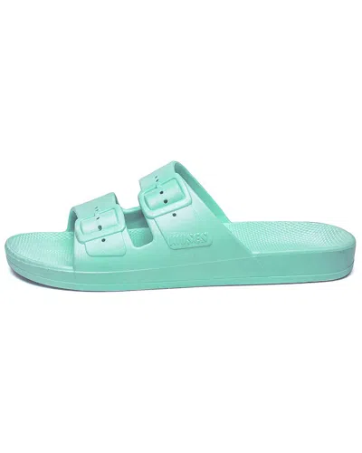 Freedom Moses Two Band Sandal In Blue