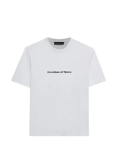 Freedom Of Space Short-sleeve T-shirt In White