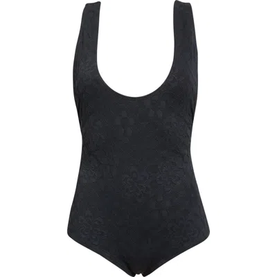 Free-est By Free People Ivy Surf One-piece Swimsuit In Black