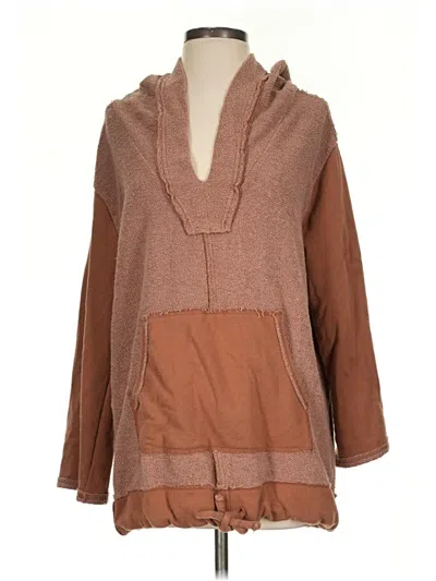Pre-owned Free-est By Free People Poncho In Brown
