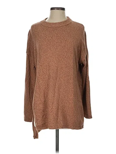 Pre-owned Free-est By Free People Pullover Sweater In Brown
