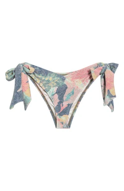 Free-est By Free People Renee Metallic Bikini Bottoms In Multi