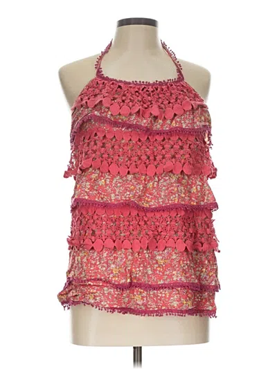 Pre-owned Freelance Sleeveless Blouse In Pink