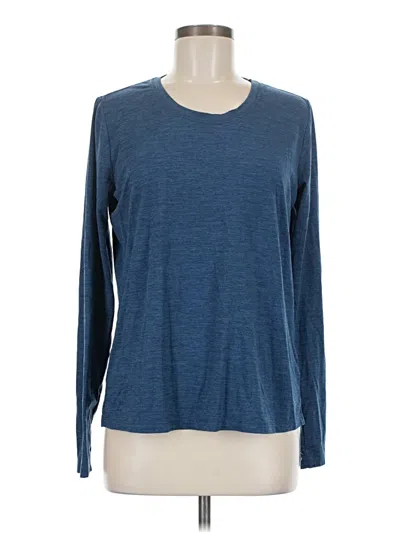 Pre-owned Freely Long Sleeve T-shirt In Blue