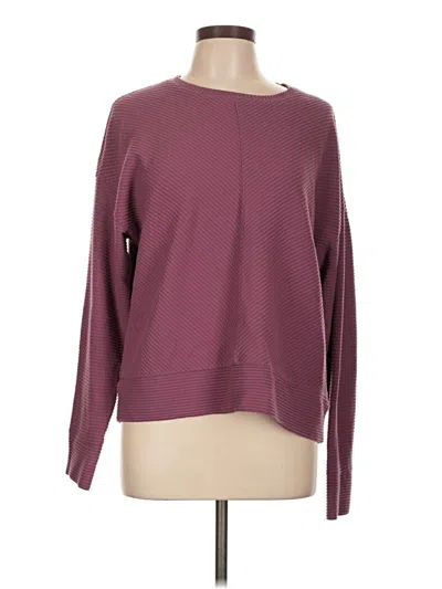 Pre-owned Freely Pullover Sweater In Burgundy