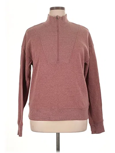 Pre-owned Freely Pullover Sweater In Burgundy