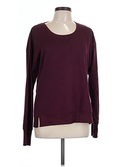 Pre-owned Freely Pullover Sweater In Burgundy