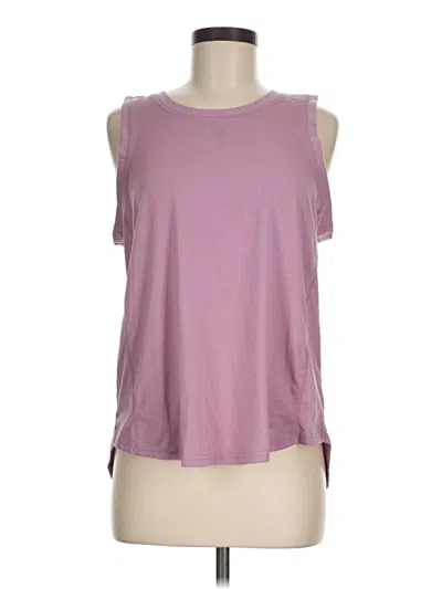 Pre-owned Freely Sleeveless Top Purple Cold Shoulder Neckline Tops